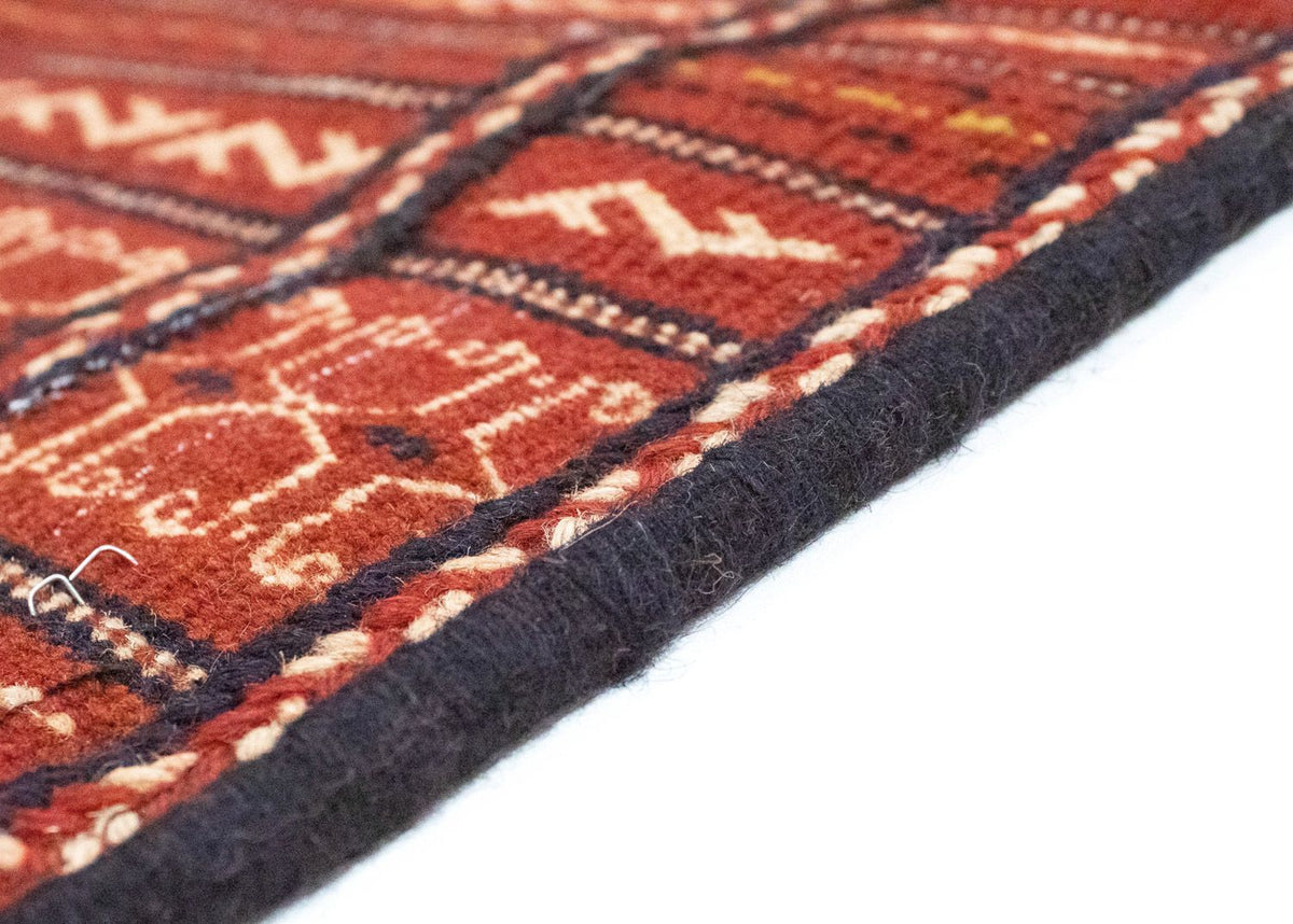 Kelim Carpet - orientalisk matta - 301 x 197 cm - röd