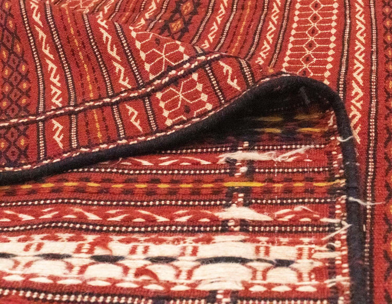 Kelim Carpet - orientalisk matta - 301 x 197 cm - röd