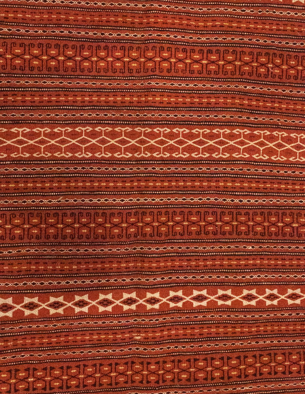 Kelim Carpet - orientalisk matta - 305 x 198 cm - orange