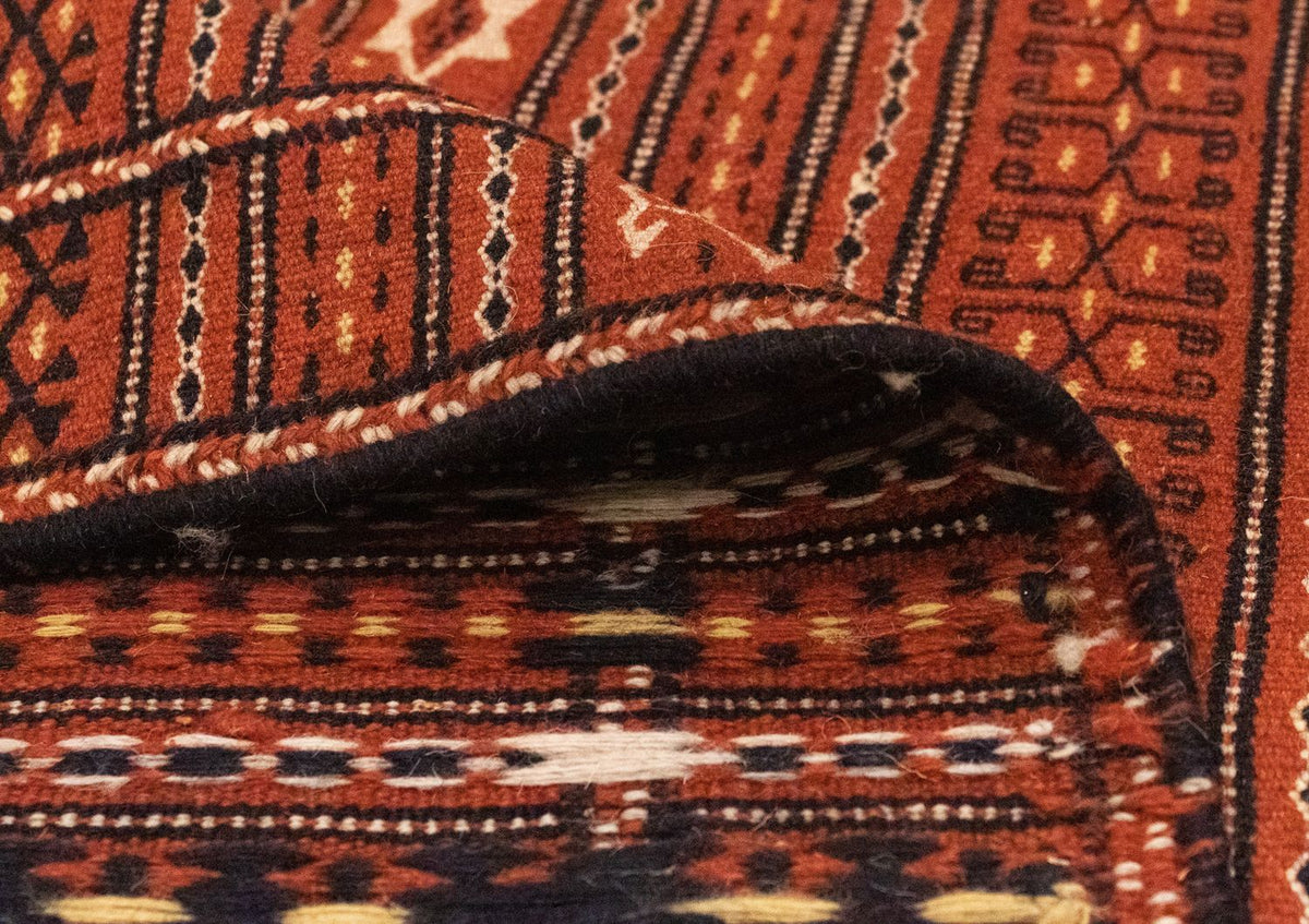 Kelim Carpet - orientalisk matta - 305 x 198 cm - orange