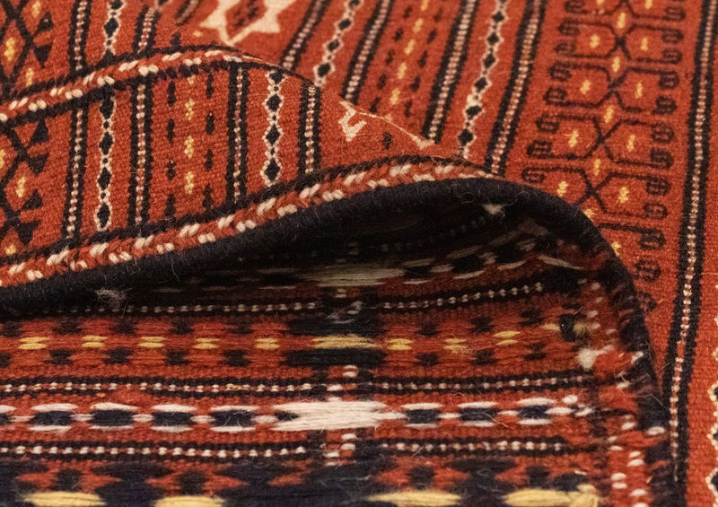 Kelim Carpet - orientalisk matta - 305 x 198 cm - orange