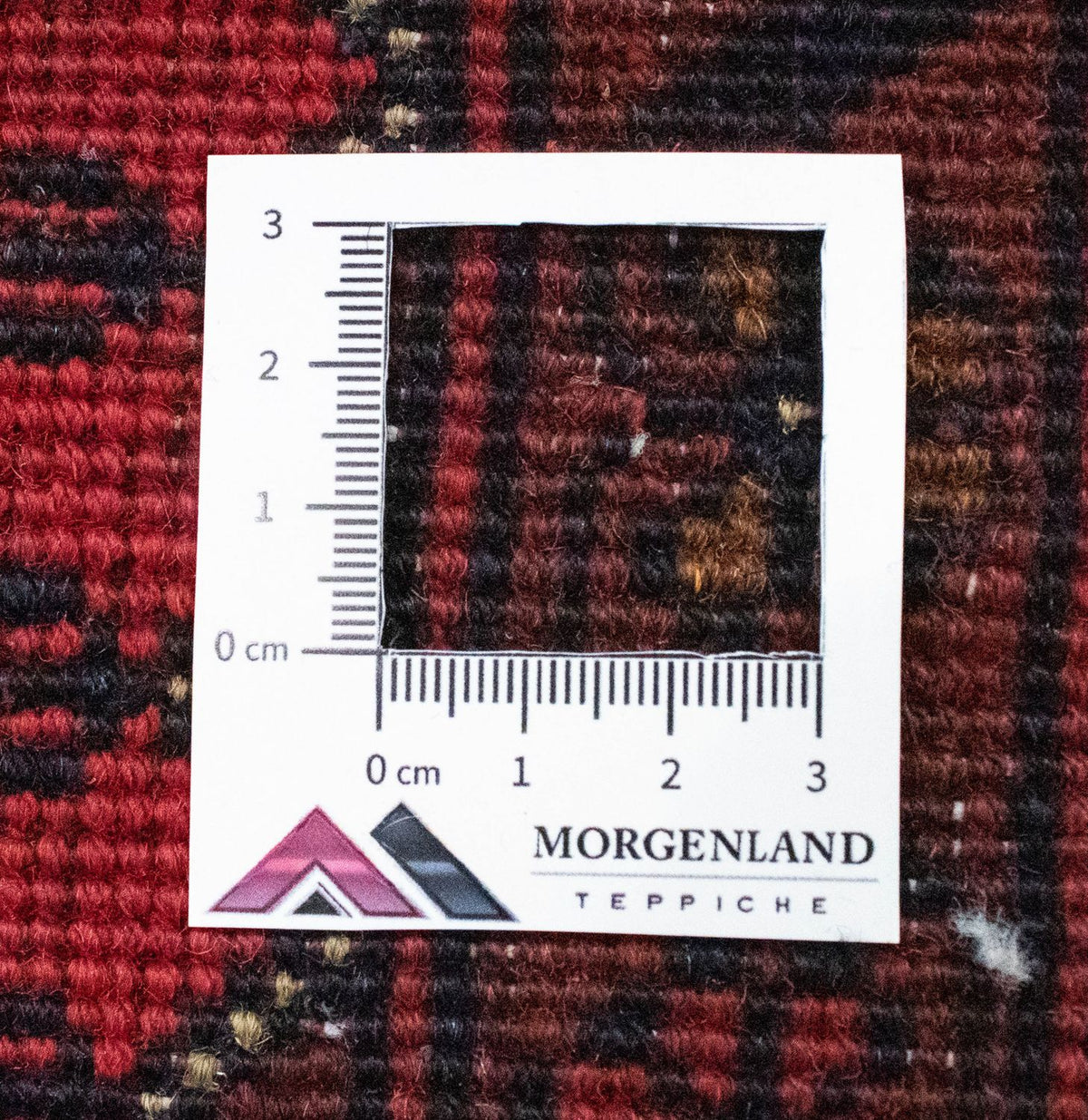 Afghansk matta - Kunduz - 300 x 198 cm - röd