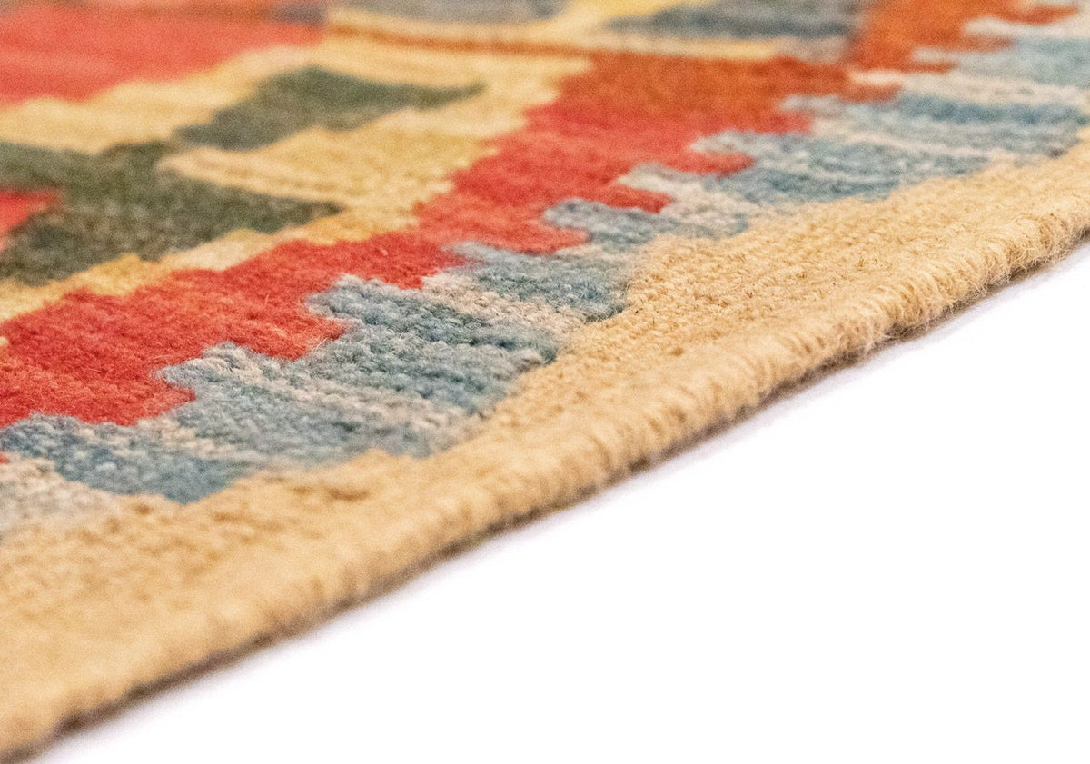 Kelim Carpet - orientalisk matta - 196 x 154 cm - orange