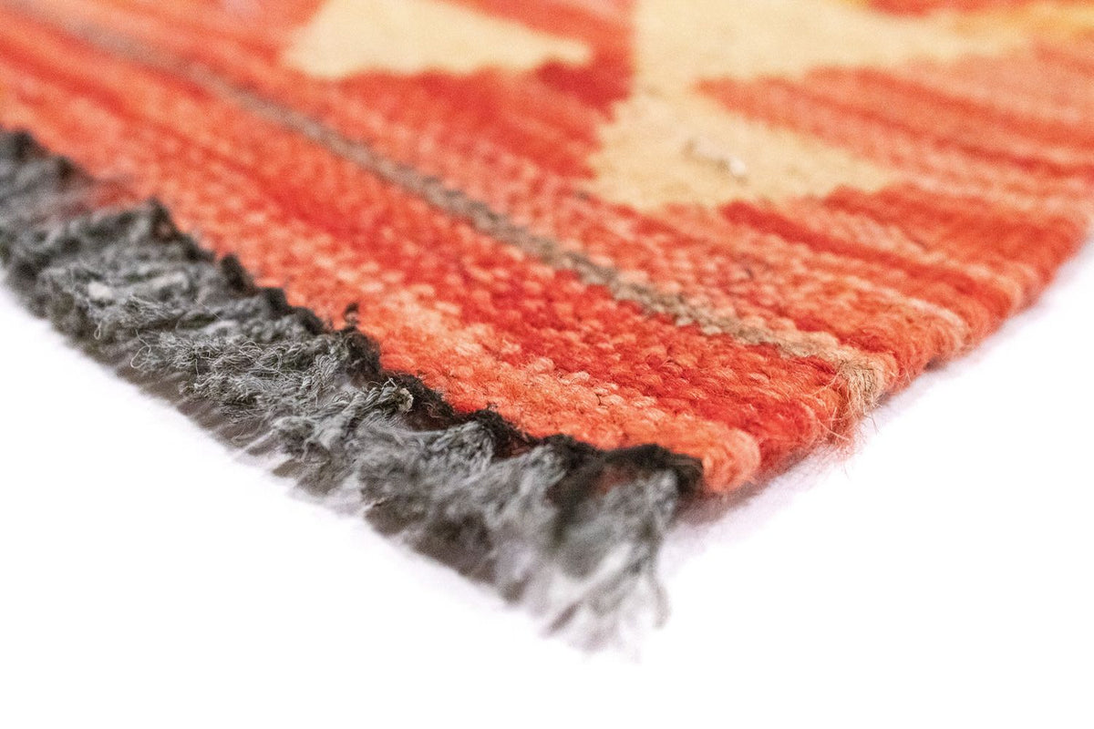 Kelim Carpet - orientalisk matta - 206 x 154 cm - orange