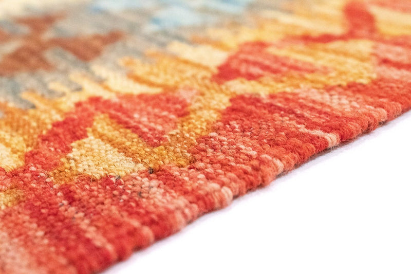 Kelim Carpet - orientalisk matta - 206 x 154 cm - orange