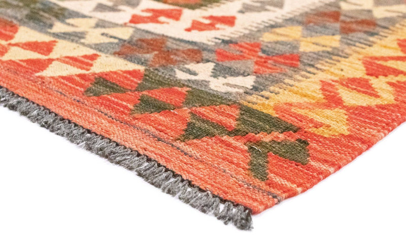 Kelim Carpet - orientalisk matta - 205 x 150 cm - orange