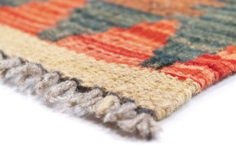 Kelim Carpet - orientalisk matta - 203 x 148 cm - orange