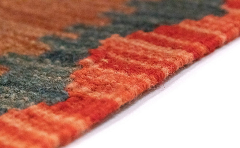 Kelim Carpet - orientalisk matta - 203 x 148 cm - orange