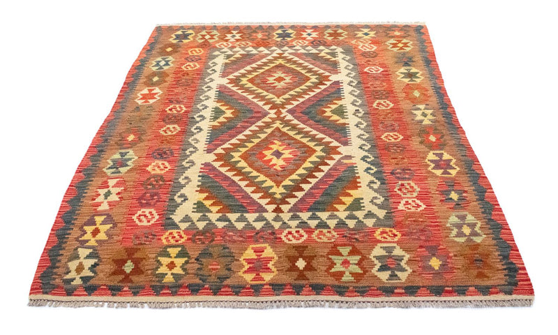 Kelim Carpet - orientalisk matta - 203 x 148 cm - orange