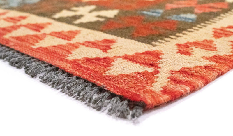 Kelim Carpet - orientalisk matta - 217 x 160 cm - orange