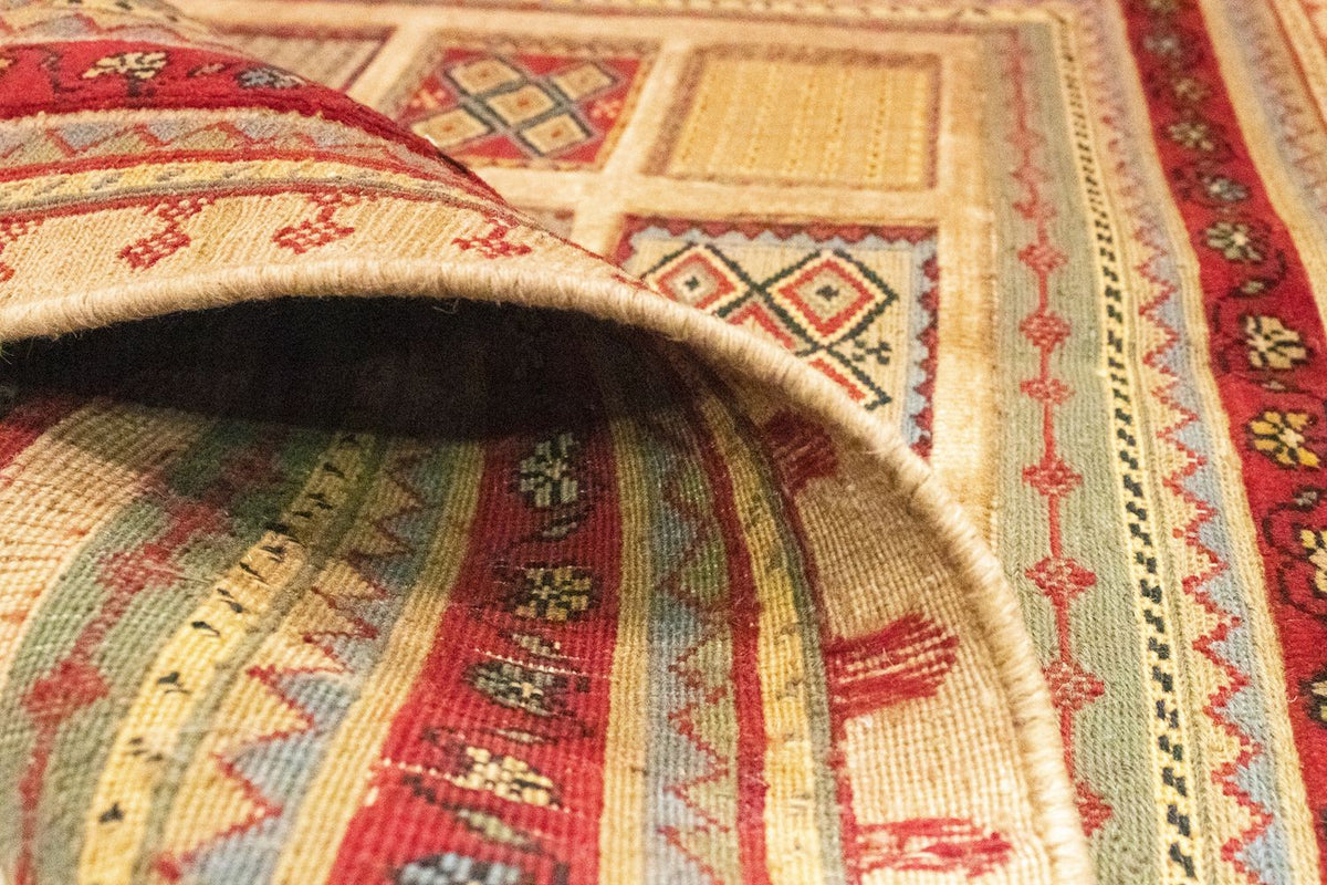 Persisk matta - Nomadic kvadrat  - 102 x 96 cm - röd