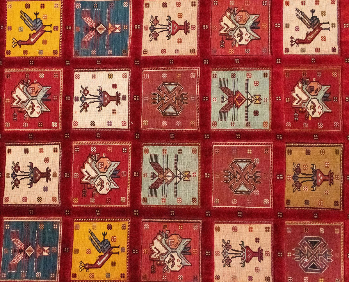 Persisk matta - Nomadic - 170 x 120 cm - röd