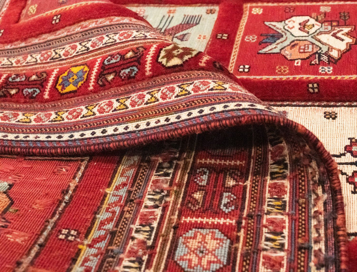 Persisk matta - Nomadic - 170 x 120 cm - röd