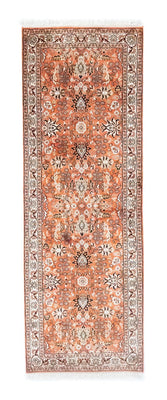 Runner Sidenmatta - Kashmir Silk - 177 x 61 cm - orange