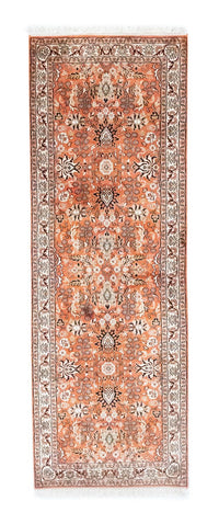 Runner Sidenmatta - Kashmir Silk - 177 x 61 cm - orange