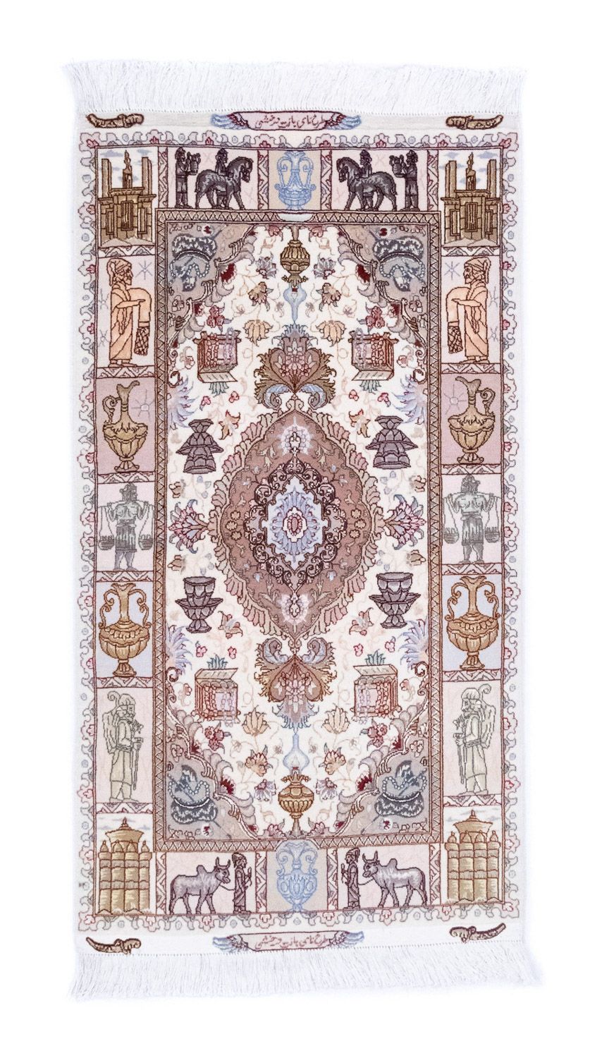 Persisk matta - Tabriz - Royal - 134 x 75 cm - beige