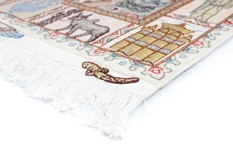 Persisk matta - Tabriz - Royal - 134 x 75 cm - beige