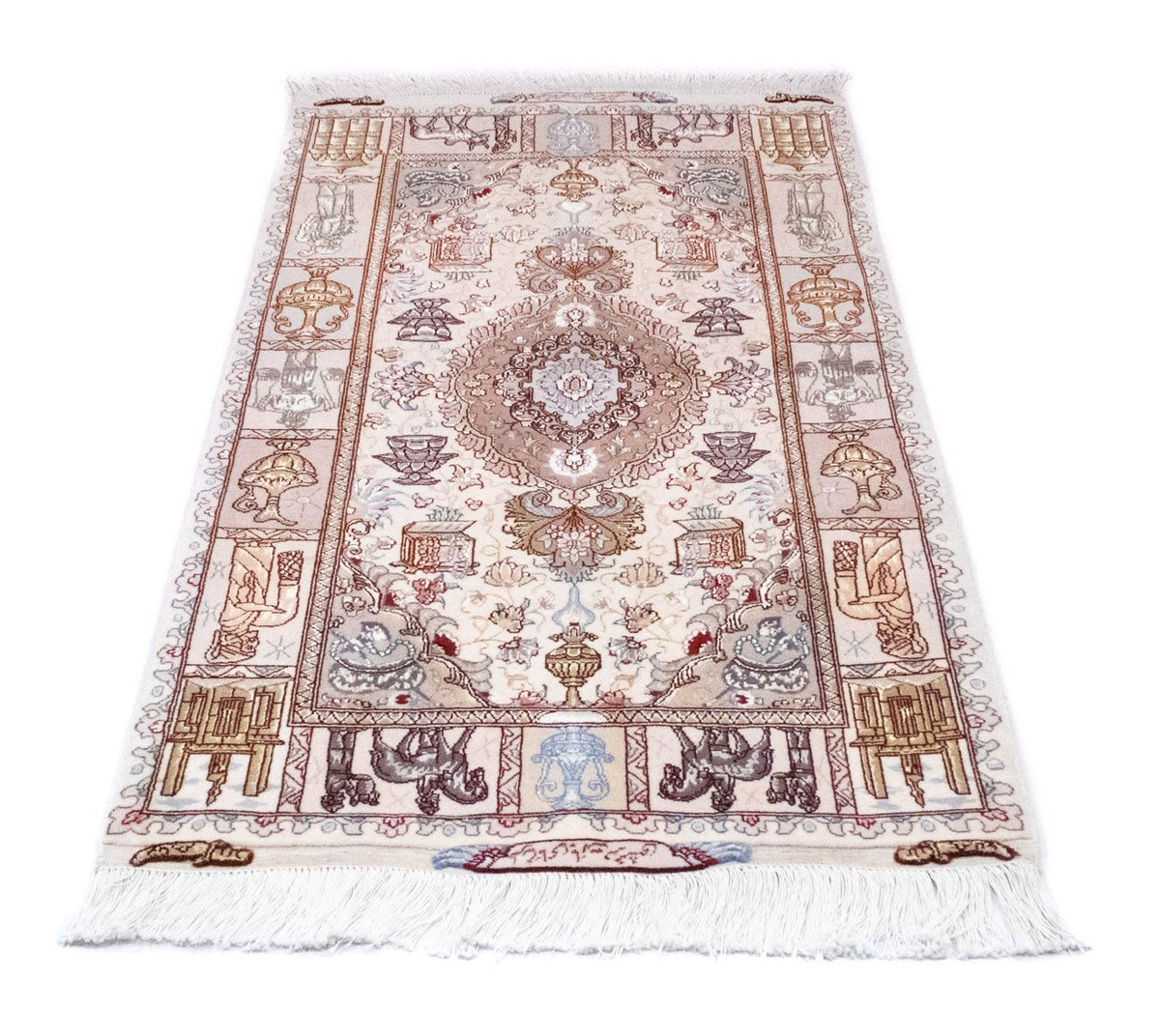 Persisk matta - Tabriz - Royal - 134 x 75 cm - beige