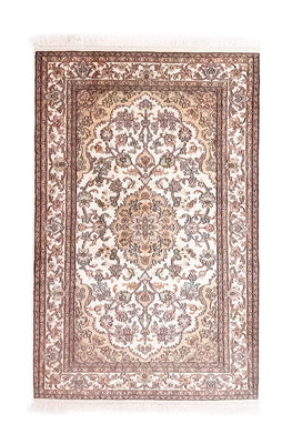 Sidenmatta - Kashmir Silk - 125 x 80 cm - beige