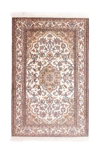 Sidenmatta - Kashmir Silk - 125 x 80 cm - beige