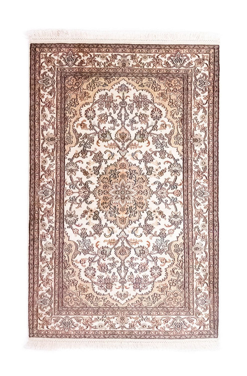 Sidenmatta - Kashmir Silk - 125 x 80 cm - beige