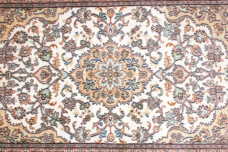 Sidenmatta - Kashmir Silk - 125 x 80 cm - beige