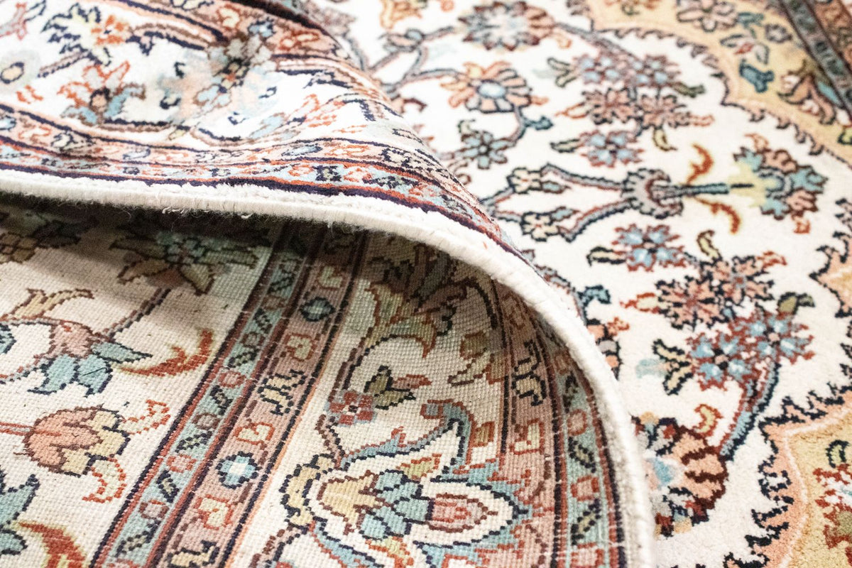 Sidenmatta - Kashmir Silk - 125 x 80 cm - beige