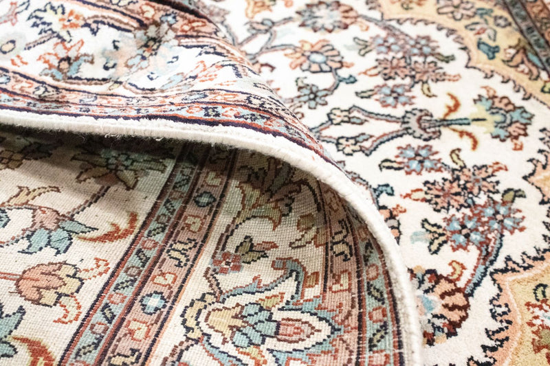 Sidenmatta - Kashmir Silk - 125 x 80 cm - beige