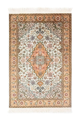 Sidenmatta - Kashmir Silk - 120 x 80 cm - beige