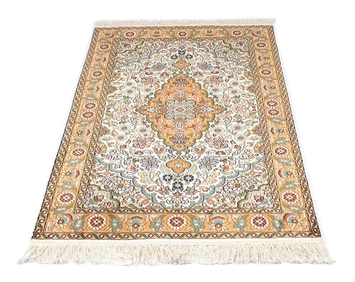 Sidenmatta - Kashmir Silk - 120 x 80 cm - beige