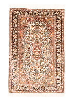 Sidenmatta - Kashmir Silk - 125 x 83 cm - orange