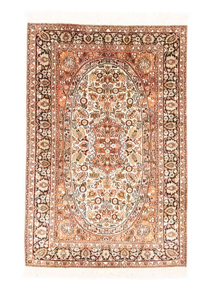 Sidenmatta - Kashmir Silk - 125 x 83 cm - orange