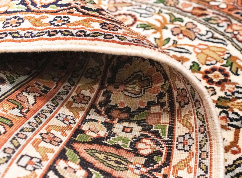 Sidenmatta - Kashmir Silk - 125 x 83 cm - orange