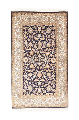 Sidenmatta - Kashmir Silk - 127 x 74 cm - blå