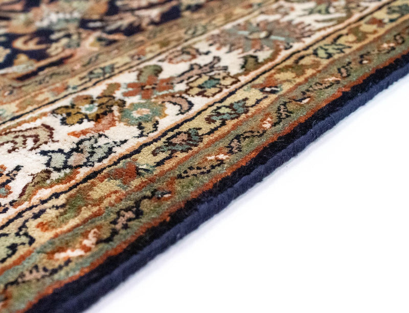 Sidenmatta - Kashmir Silk - 127 x 74 cm - blå