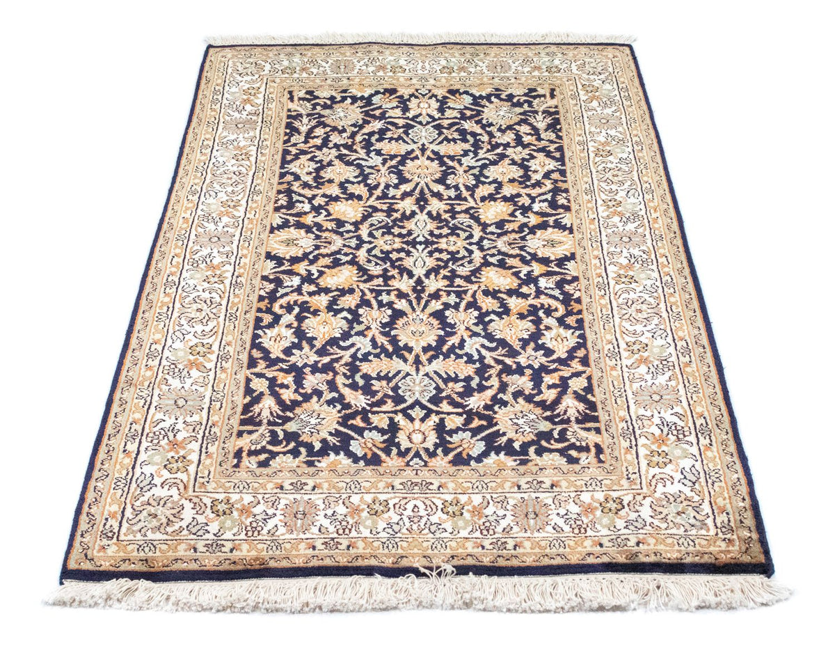 Sidenmatta - Kashmir Silk - 127 x 74 cm - blå
