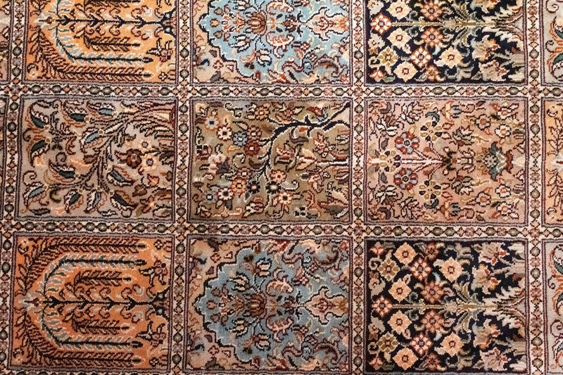Sidenmatta - Kashmir Silk - 135 x 78 cm - flerfärgad