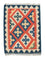 Kelim Carpet - orientalisk matta - 87 x 64 cm - orange