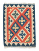Kelim Carpet - orientalisk matta - 87 x 64 cm - orange