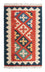 Kelim Carpet - orientalisk matta - 97 x 60 cm - orange