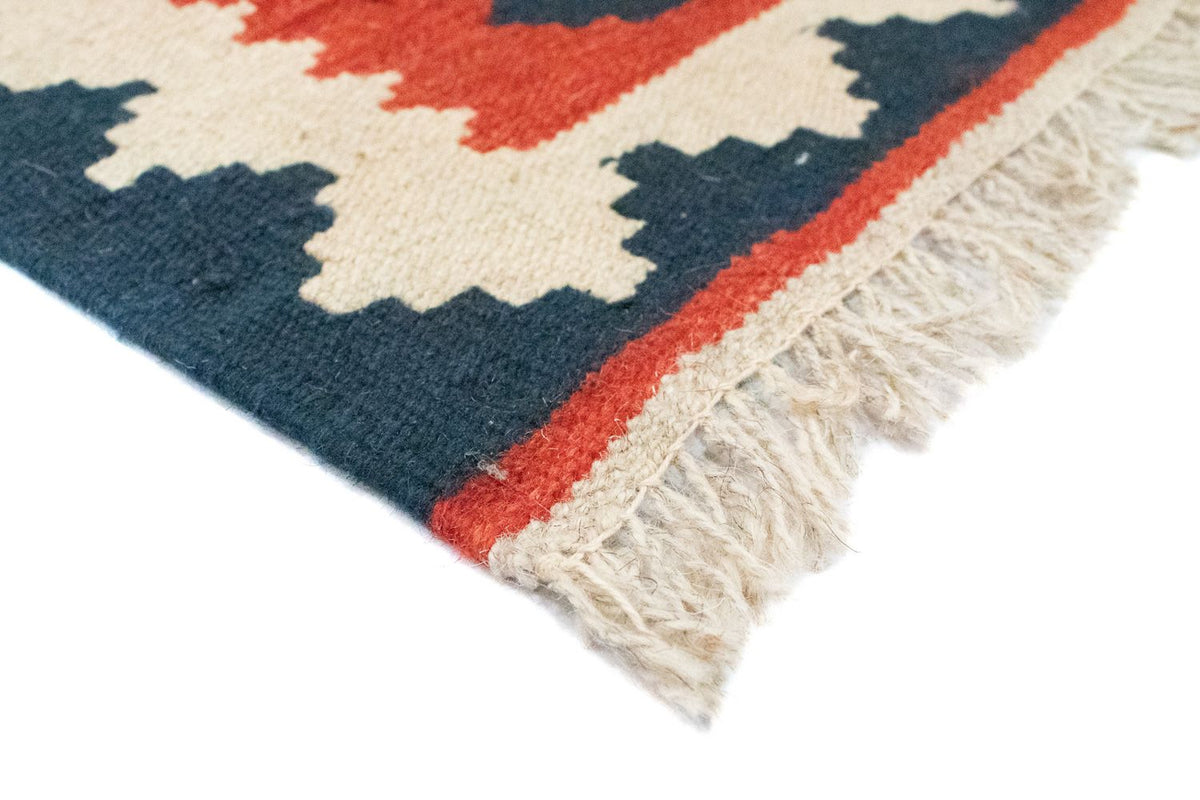 Kelim Carpet - orientalisk matta - 97 x 60 cm - orange