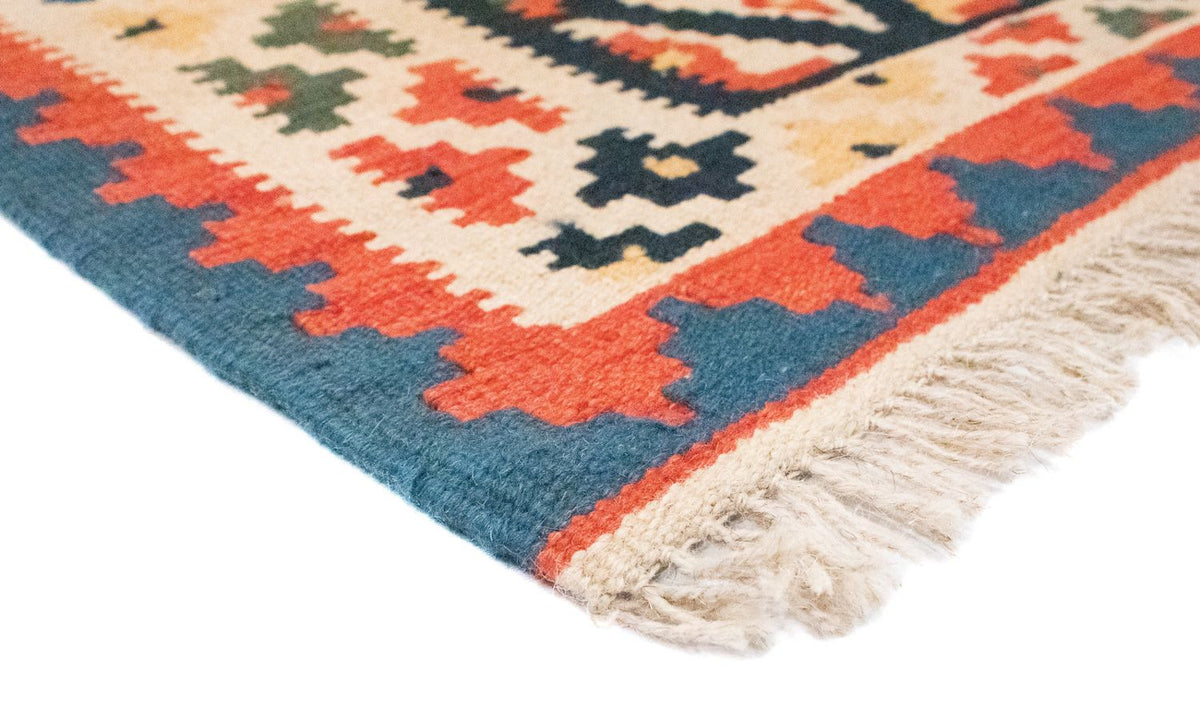 Kelim Carpet - orientalisk matta - 90 x 65 cm - beige