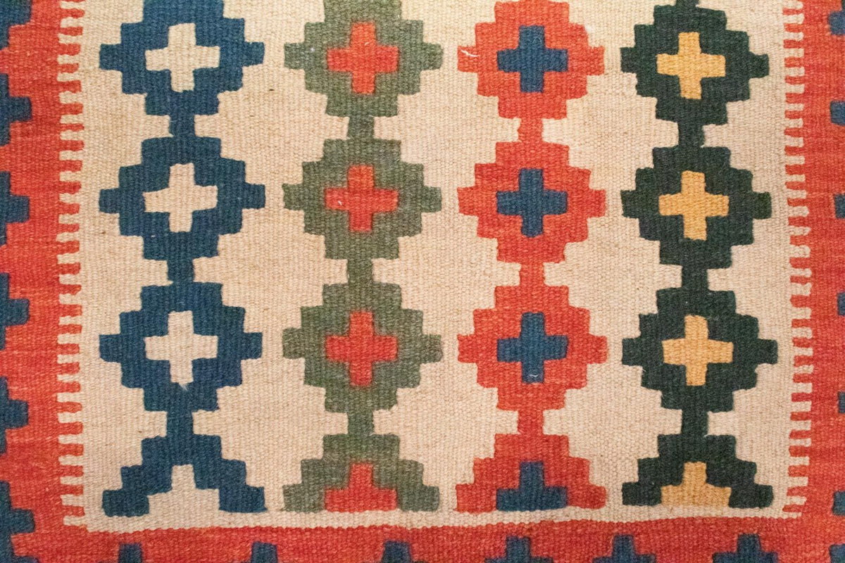 Kelim Carpet - orientalisk matta - 87 x 60 cm - beige