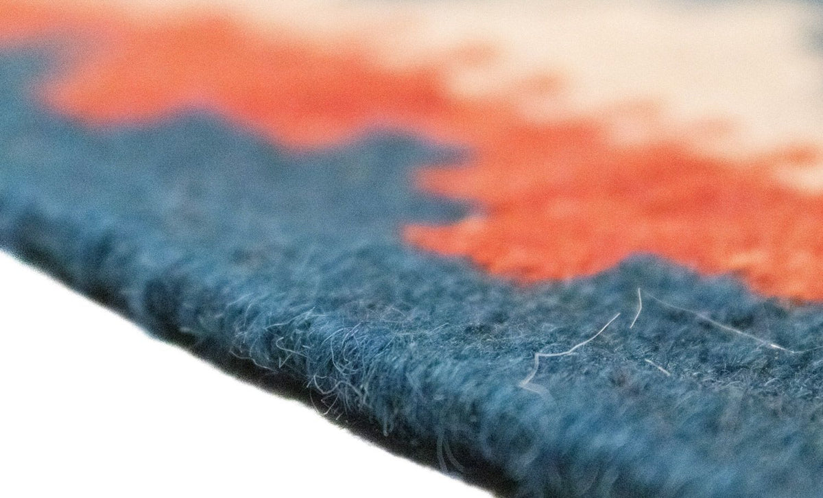 Kelim Carpet - orientalisk matta - 87 x 60 cm - beige