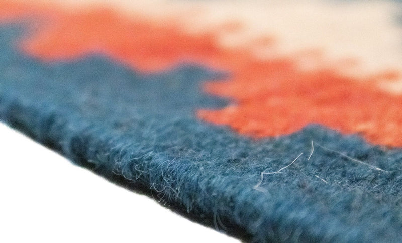 Kelim Carpet - orientalisk matta - 87 x 60 cm - beige