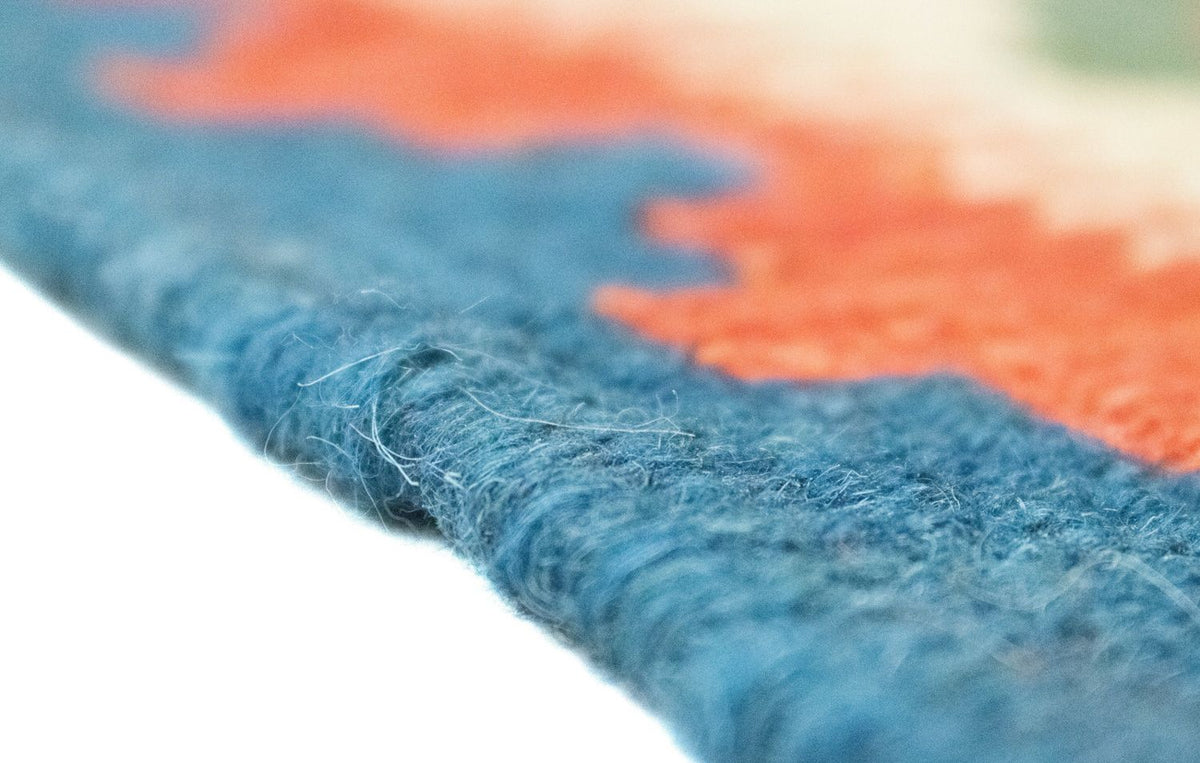 Kelim Carpet - orientalisk matta - 90 x 60 cm - beige