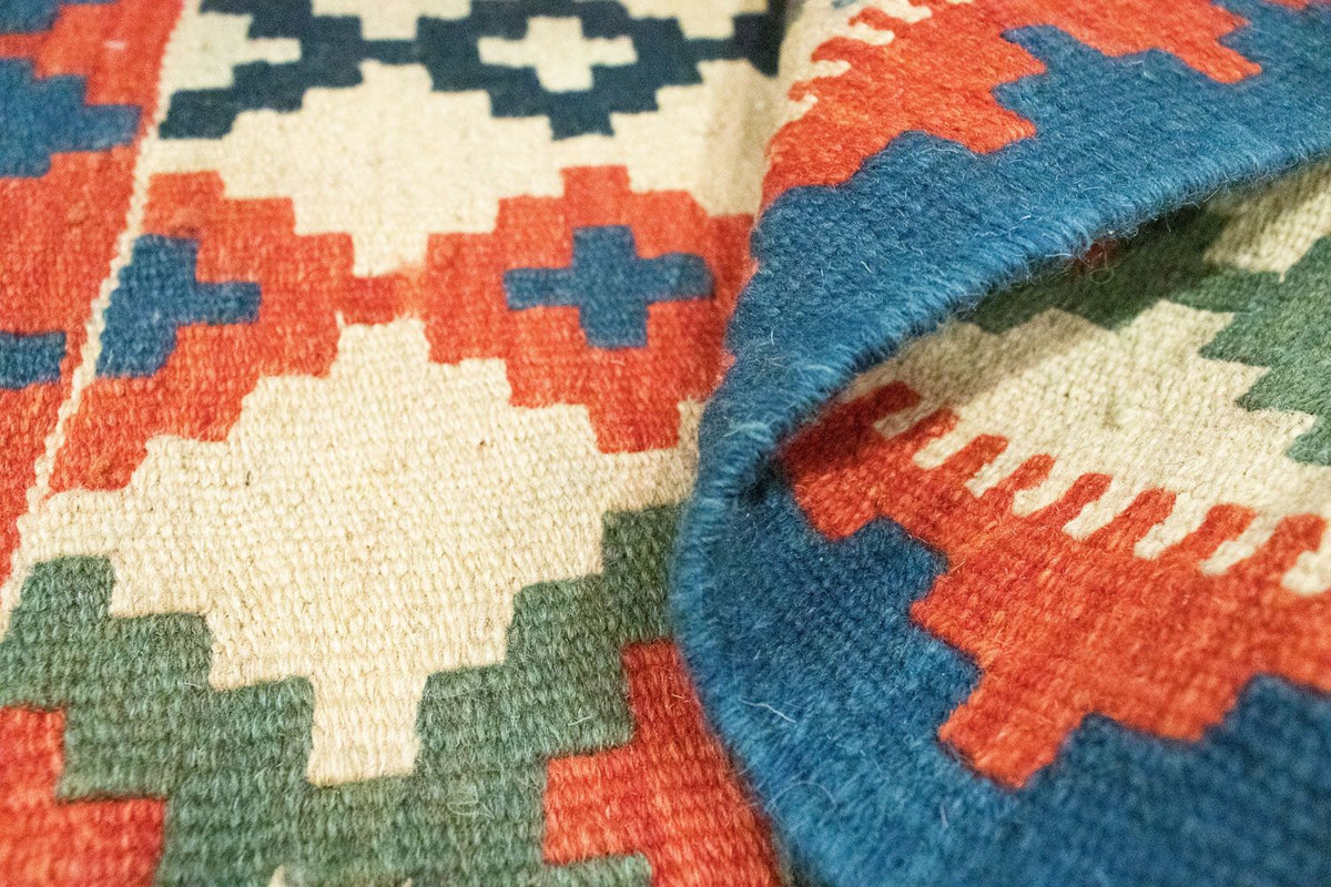 Kelim Carpet - orientalisk matta - 90 x 60 cm - beige