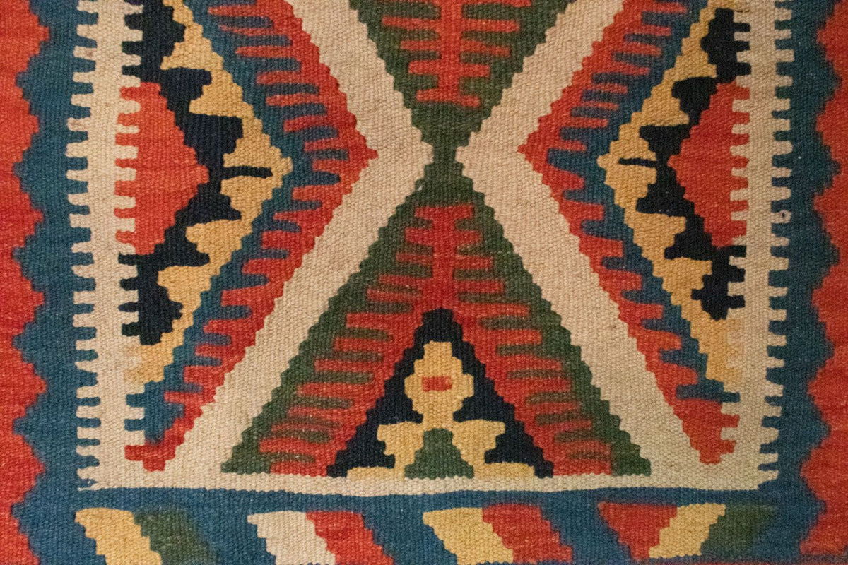 Kelim Carpet - orientalisk matta - 90 x 64 cm - beige