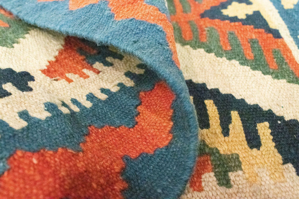 Kelim Carpet - orientalisk matta - 90 x 64 cm - beige