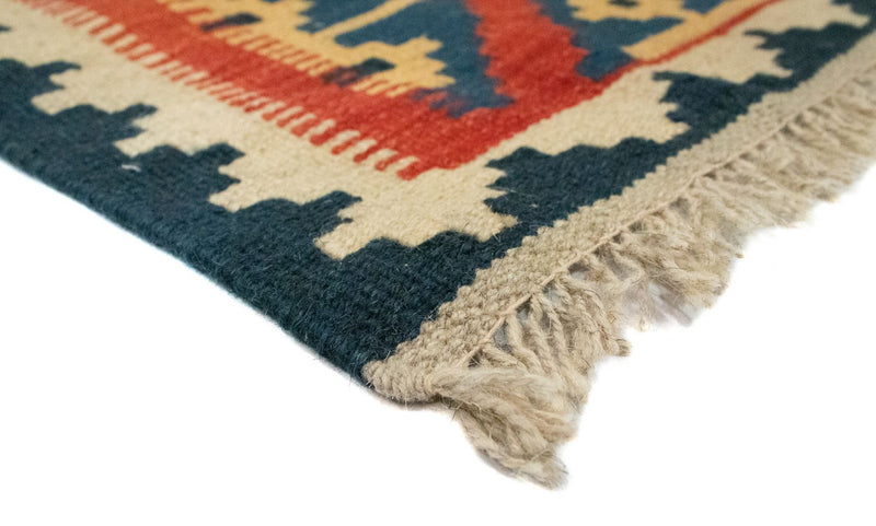 Kelim Carpet - orientalisk matta - 92 x 62 cm - flerfärgad